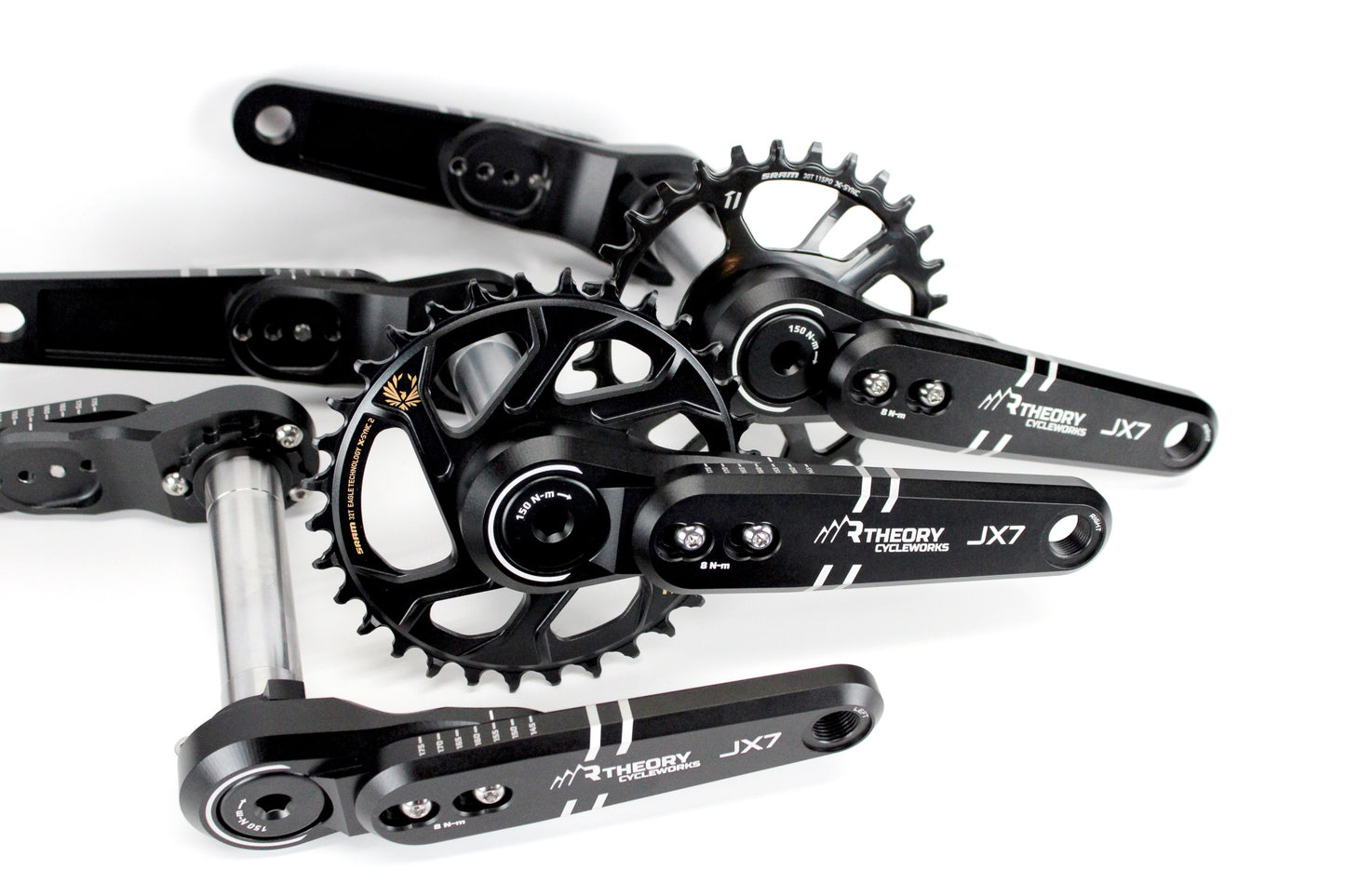 JX7 Adjustable Length Crankset