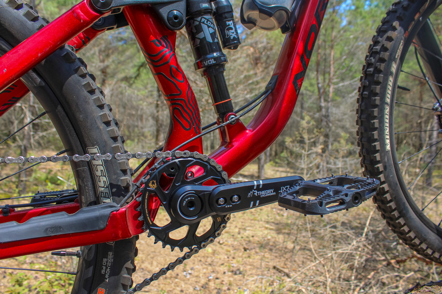 JX7 Adjustable Length Crankset