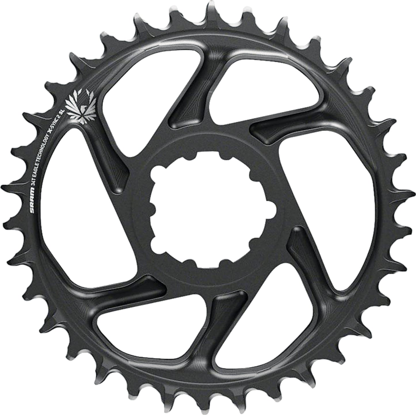 X-SYNC2 SL EAGLE DIRECT MOUNT CHAINRING (3MM OFFSET) - LUNAR GREY