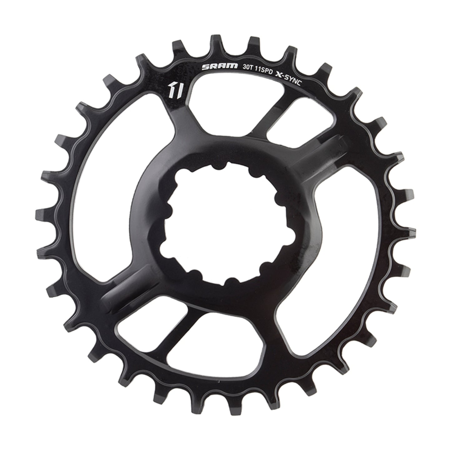 X-SYNC STEEL 11-SPEED DIRECT MOUNT (3MM OFFSET) CHAINRINGS - BLACK