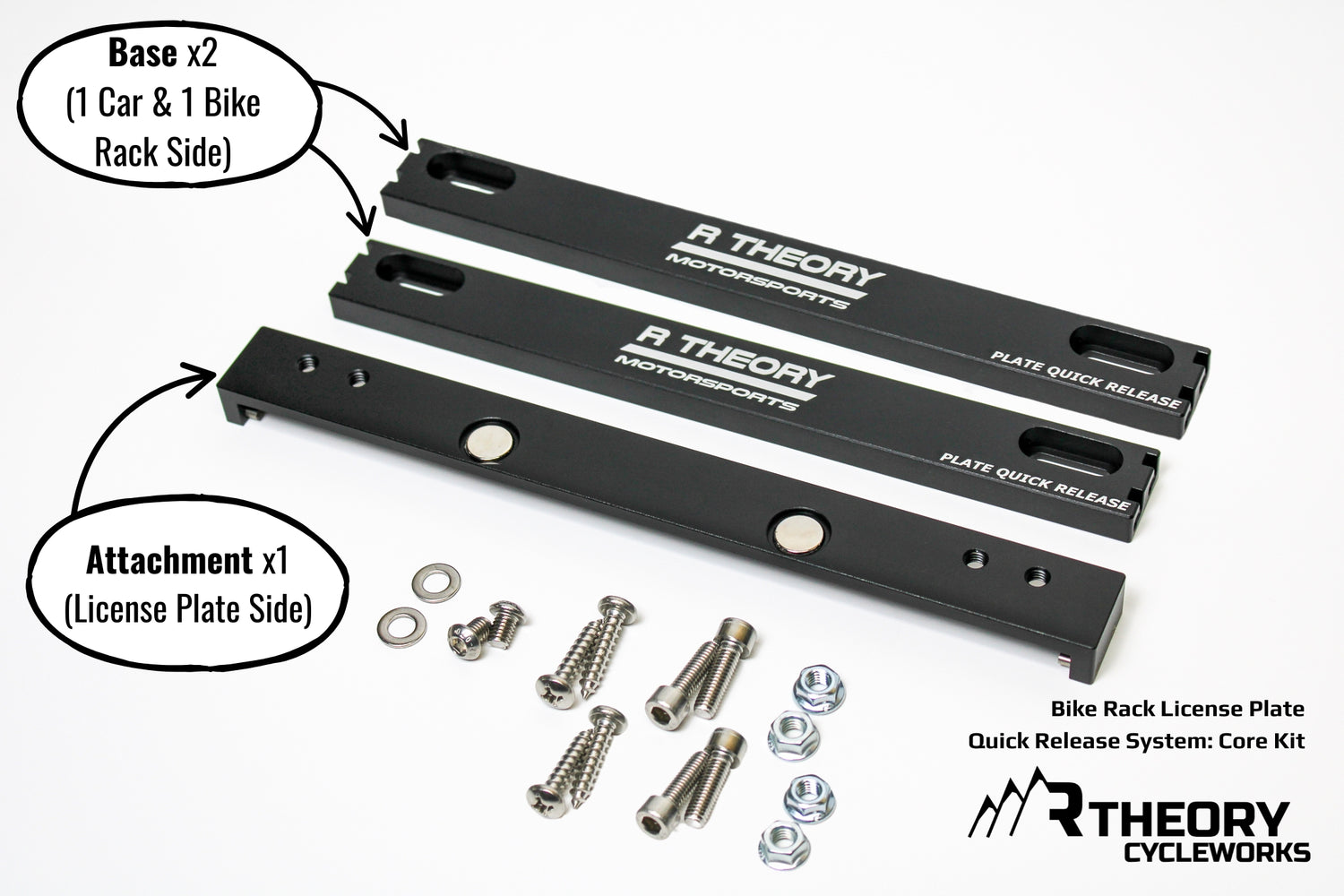Bike Rack License Plate Mounts