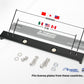 Bike Rack License Plate Quick Release System