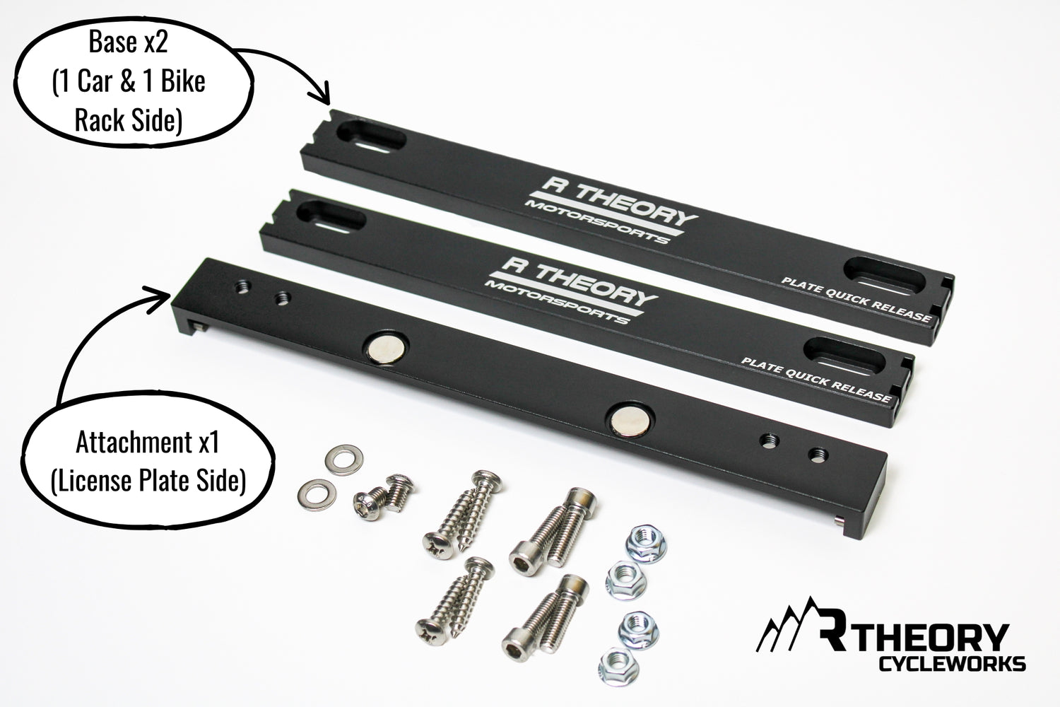 Bike Rack License Plate Mounts